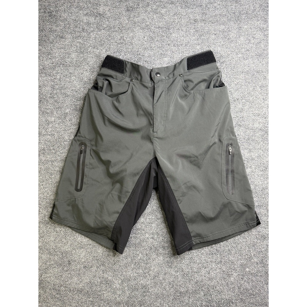 Zoic Ether Shorts Mens Medium Mountain Bike MTB Padded Liner Pockets Cycling